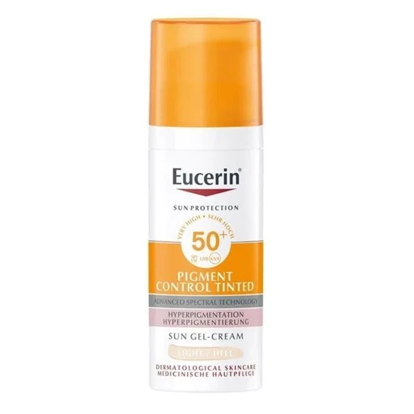 Eucerin Sun Protection Pigment Control, koloryzujący fluid ochronny przeciw przebarwieniom, odcień jasny, SPF 50+, 50ml