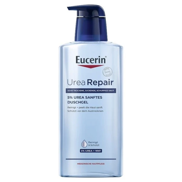 Eucerin Urea Repair, łagodny żel do mycia z 5% mocznikiem, skóra bardzo sucha i szorstka, 400ml