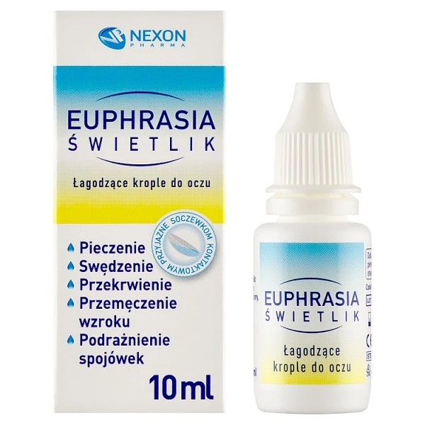 Euphrasia Świetlik, łagodzące krople do oczu, 10ml