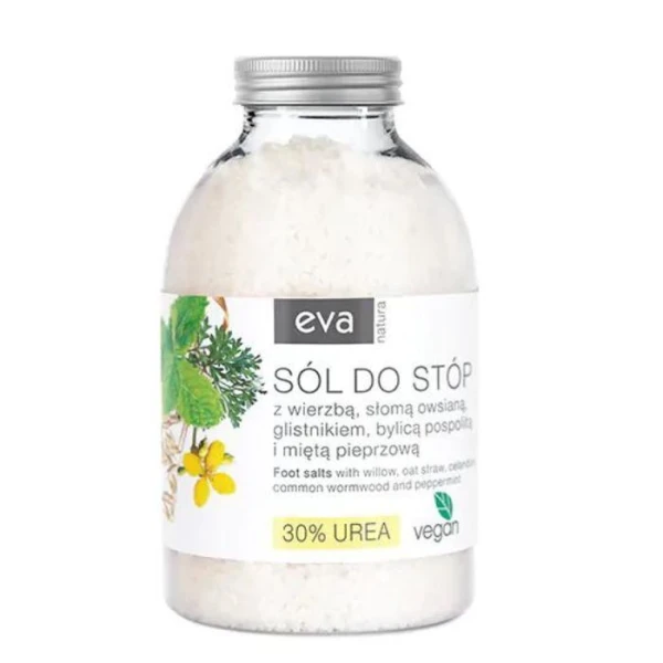Eva Natura, sól do kąpieli stóp z 30% mocznikiem, 400g