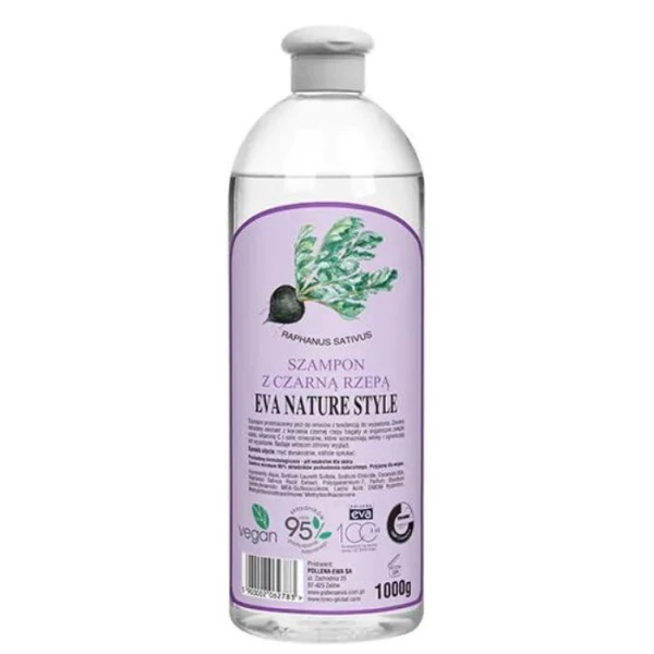 Eva Natura Style, szampon z czarną rzepą, włosy z tendencją do wypadania, 1000g
