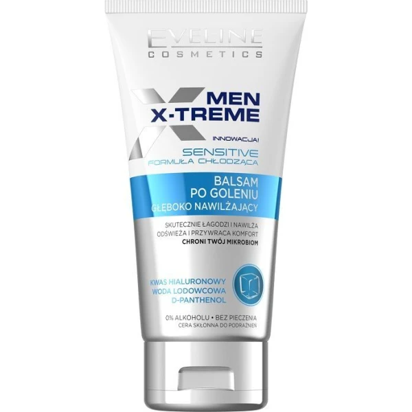 Eveline, Men X-Treme Sensitive, balsam po goleniu głęboko nawilżający, 150ml