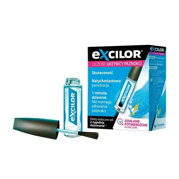 Excilor, leczenie grzybicy paznokci, płyn, 3,3ml