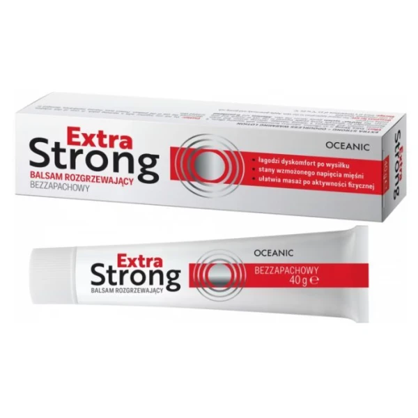 Extra Strong, balsam rozgrzewający, bezzapachowy, 40g