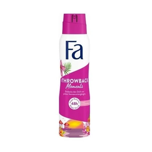 FA, dezodorant w sprayu, Throwback Moments, 150ml