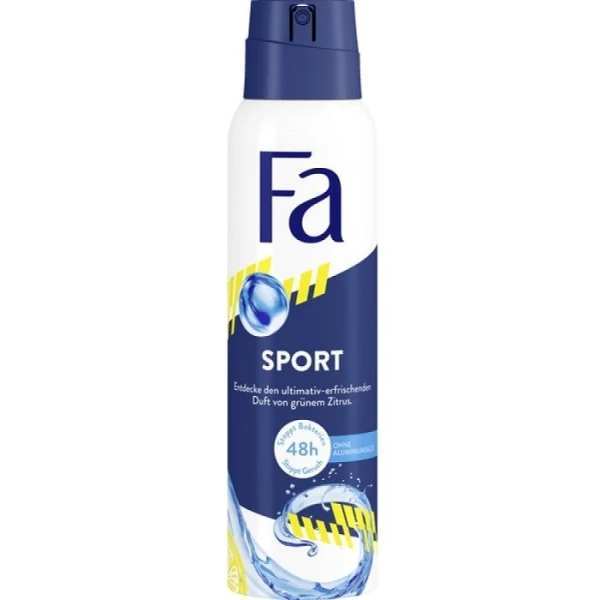 FA Men, dezodorant w sprayu dla mężczyzn, Sport, 150ml