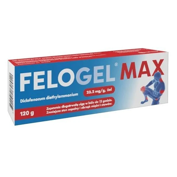 Felogel Max 23,2mg/g, żel, 120g
