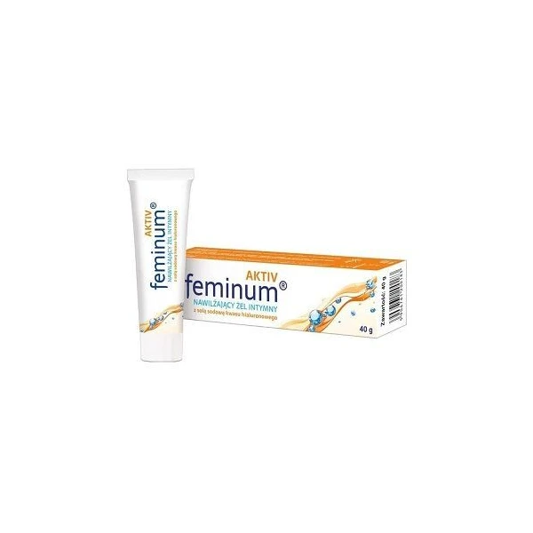 Feminum Aktiv, żel intymny nawilżający z solą sodową kwasu hialuronowego, 40g