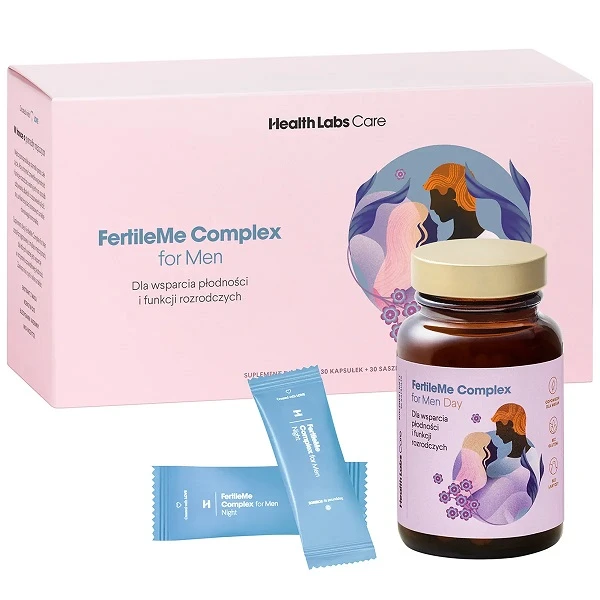 Health Labs Care, FertileMe Complex for Men, 30 kapsułek + 30 saszetek