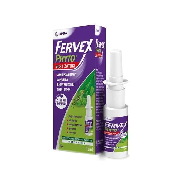 Fervex Phyto, nos i zatoki, spray do nosa, 15ml