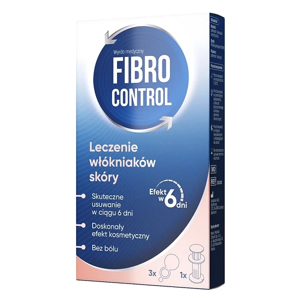 Fibrocontrol, leczenie włókniaków skóry, 1 zestaw