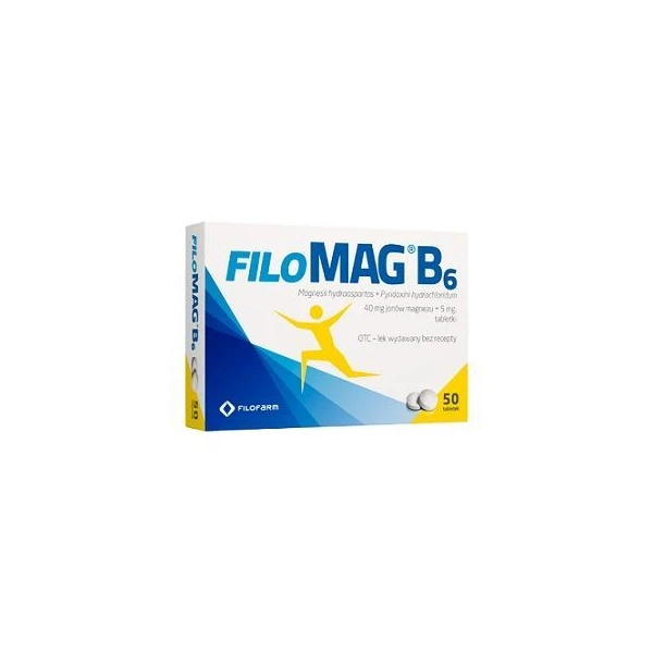 FiloMag B6 (40mg+5mg), 50 tabletek