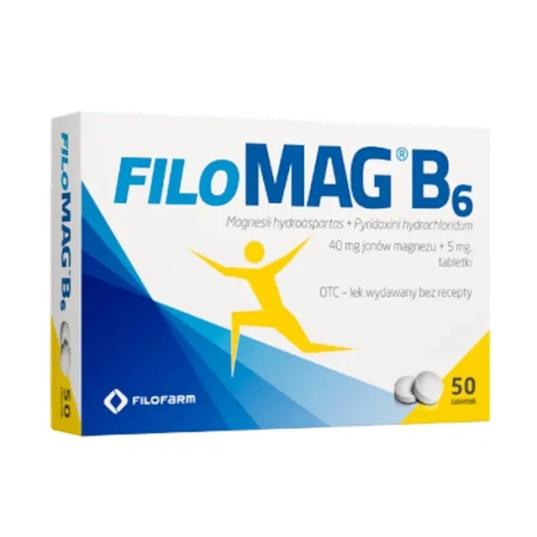 FiloMag B6 (40mg+5mg), 50 tabletek