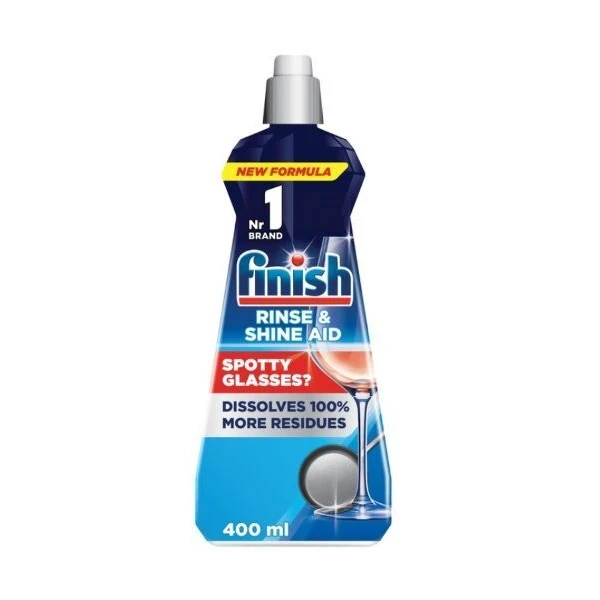 Finish Rinse & Shine Aid, płyn nabłyszczający, 400ml