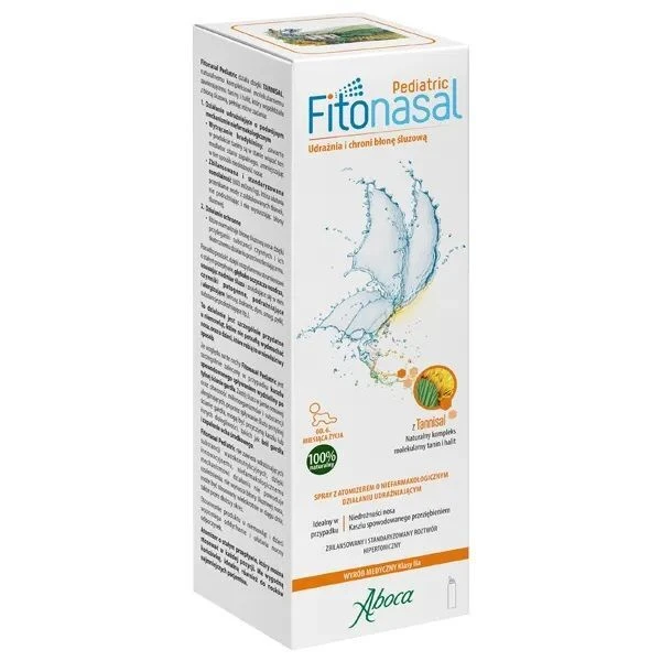 Fitonasal Pediatric, spray do nosa, po 6 miesiącu życia, 125ml