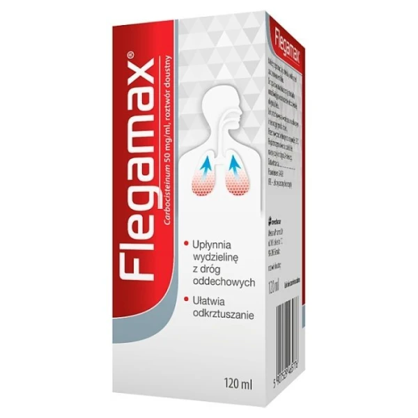 Flegamax 50mg/ml, roztwór doustny, 120ml