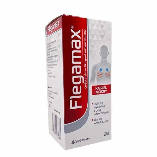 Flegamax 50mg/ml, roztwór doustny, 200ml