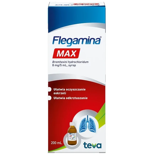 Flegamina Max 8mg/5ml, syrop, 200ml