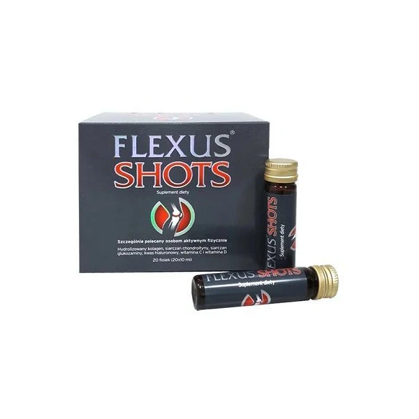 [DATA - 2026-11-30] Flexus Shots, płyn doustny, 20 ampułek po 10ml