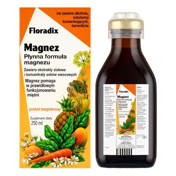 Floradix Magnez, 250ml