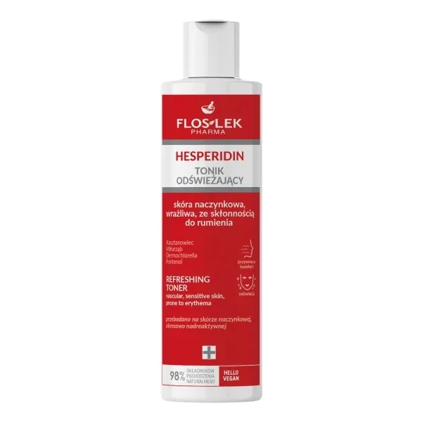 Flos-Lek Pharma, Hesperidin, tonik odświeżający, 225ml