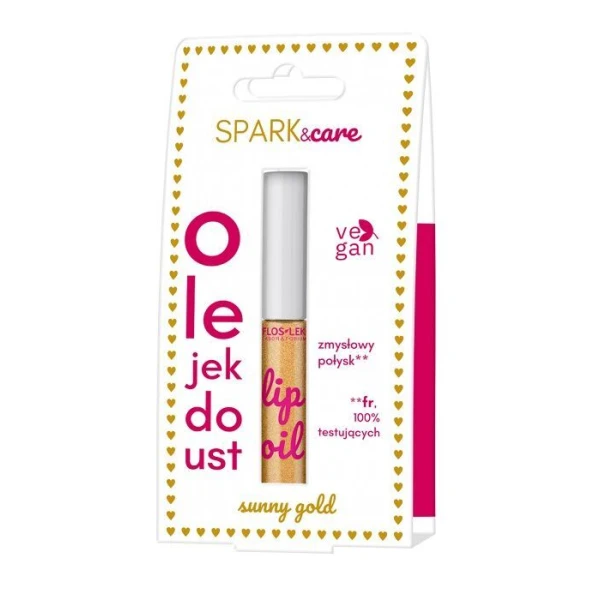 Flos-Lek Laboratorium, Lip Care, olejek do ust, Sunny Gold, 5,5g