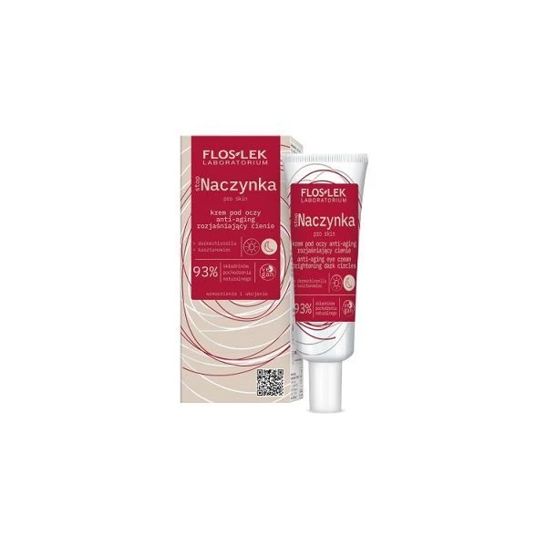 Flos-Lek Laboratorium, Stop Naczynka, krem pod oczy anti-aging, rozjaśniający cienie, 30ml