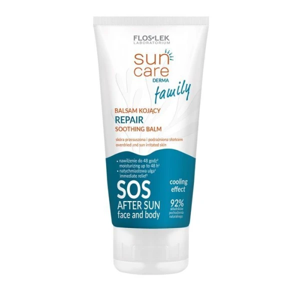 Flos-Lek Laboratorium, Sun Care Derma Family, balsam kojący Repair SOS, 125ml