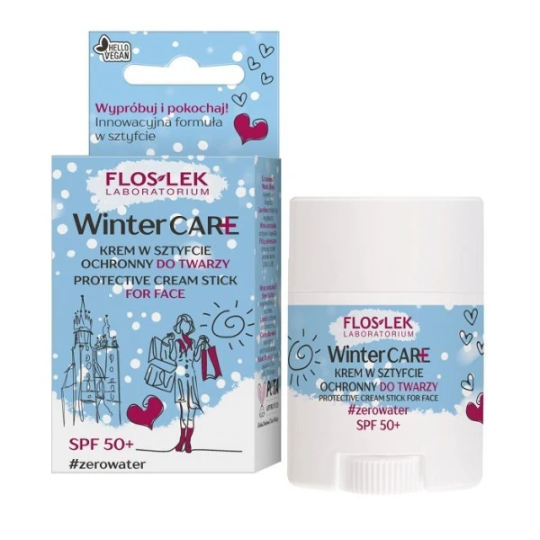 Flos-Lek Laboratorium, Winter Care, krem ochronny w sztyfcie do twarzy SPF 50+, 20g