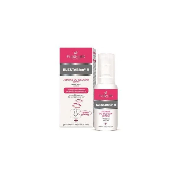 Flos-Lek Pharma, ElestaBion R, jedwab do włosów, serum, 30ml