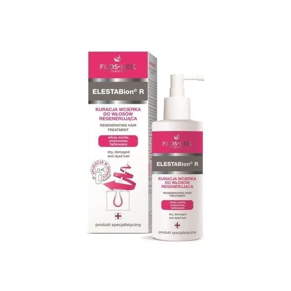 Flos-Lek Pharma, ElestaBion R, kuracja wcierka do włosów, regenerująca, 100ml