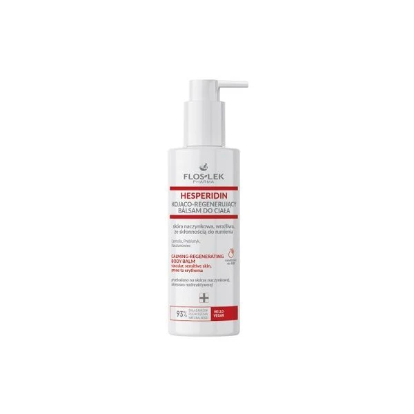Flos-Lek Pharma, Hesperidin, kojąco-regenerujący balsam do ciała, 175ml