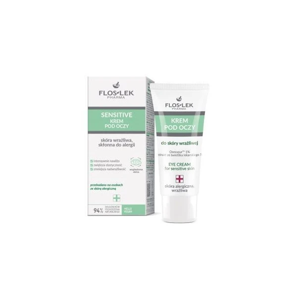 Flos-Lek Pharma, krem pod oczy do skóry wrażliwej, 30ml
