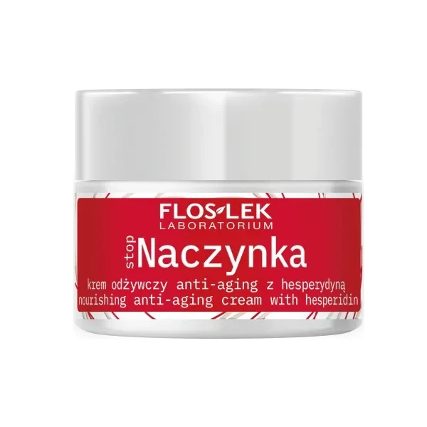 Flos-Lek Laboratorium, Stop Naczynka, krem odżywczy anti-aging, z hesperydyną, 50ml