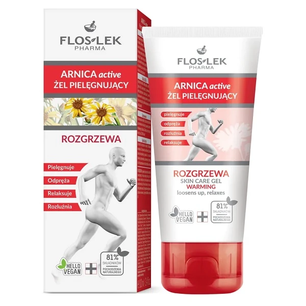Flos-Lek Pharma, Arnica Active, żel pielęgnujący, rozgrzewający, 100ml