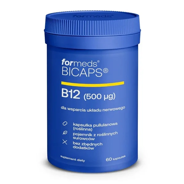 ForMeds Bicaps, B12, 60 kapsułek