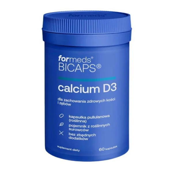 ForMeds Bicaps, Calcium D3, 60 kapsułek