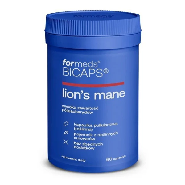 ForMeds Bicaps, Lion's Mane, 60 kapsułek