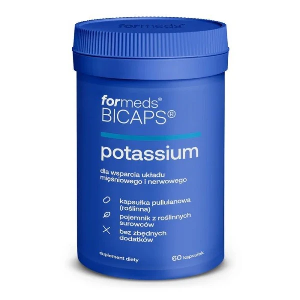 ForMeds Bicaps, Potassium, 60 kapsułek