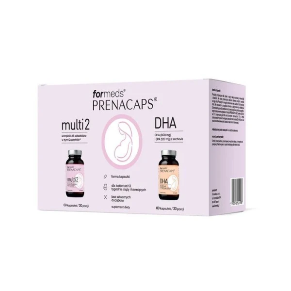 ForMeds Prenacaps, Multi 2 + DHA, 2x60 kapsułek