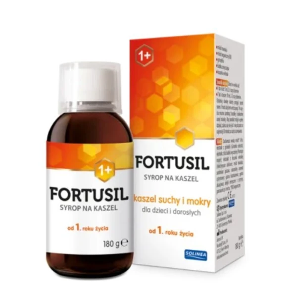 Fortusil, syrop, kaszel suchy i mokry, po 1 roku życia, 180g