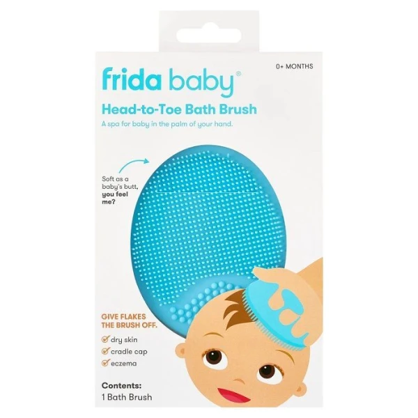 FridaBaby Bath Brush, silikonowa myjka dla dzieci, od urodzenia, 1 sztuka