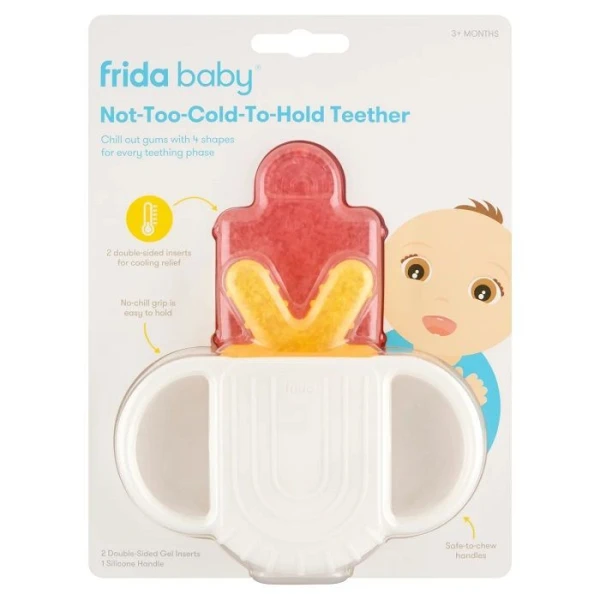 FridaBaby  Not Too Cold To Hold, zestaw gryzaków do wszystkich okresów ząbkowania 4w1, od 3 miesiąca, 1 opakowanie