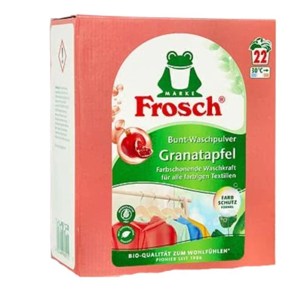 Frosch, delikatny proszek do prania z owocem granatu, 1,45kg
