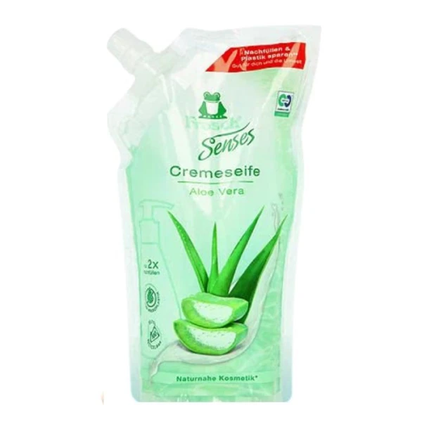 Frosch, kremowe mydło w płynie, aloesowe, zapas, 500ml