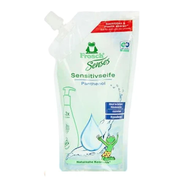 Frosch, kremowe mydło w płynie, pantenol, zapas, 500ml