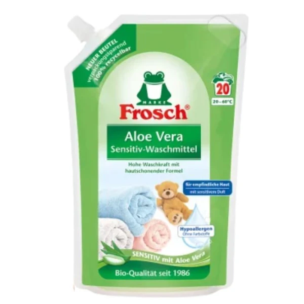 Frosch, płyn do prania uniwersalny, aloesowy, zapas, 1800ml