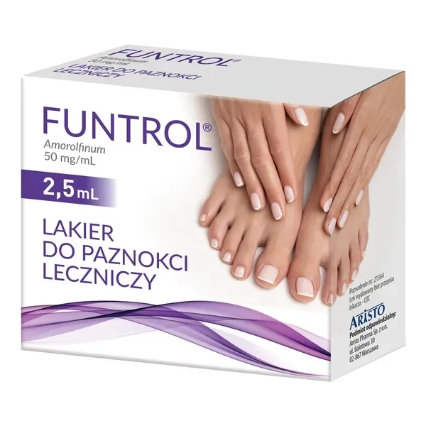 Funtrol 50mg/ml, lakier do paznokci leczniczy, 5ml