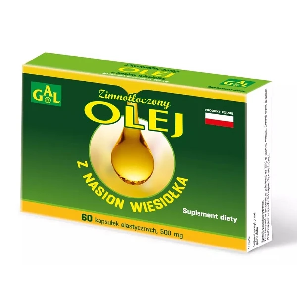 Olej z nasion wiesiołka Gal, 60 kapsułek