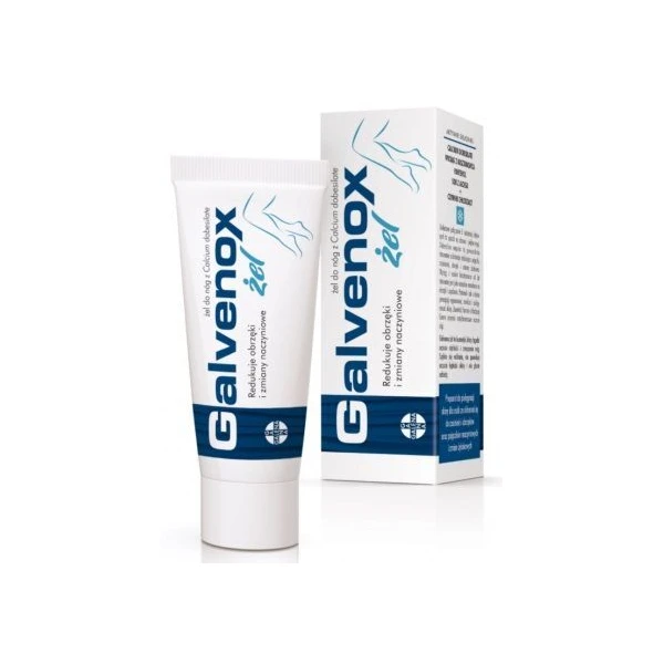 Galvenox, żel do nóg ze skłonnością do zasinień i pajączków, 100g